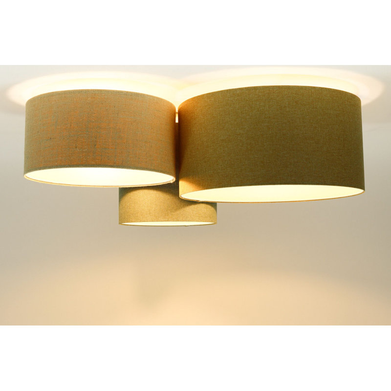 Avaughn Flush Mount, Brown