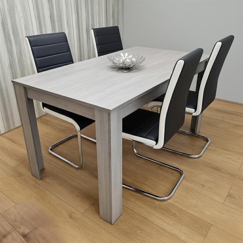 4 - Person Dining Set, 75cm H x 77cm W x 117cm D