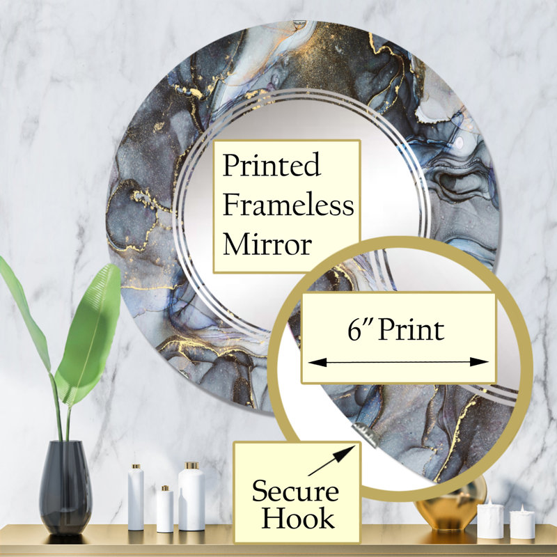 Miroir de salle de bain sans cadre, 32 po x 32 po