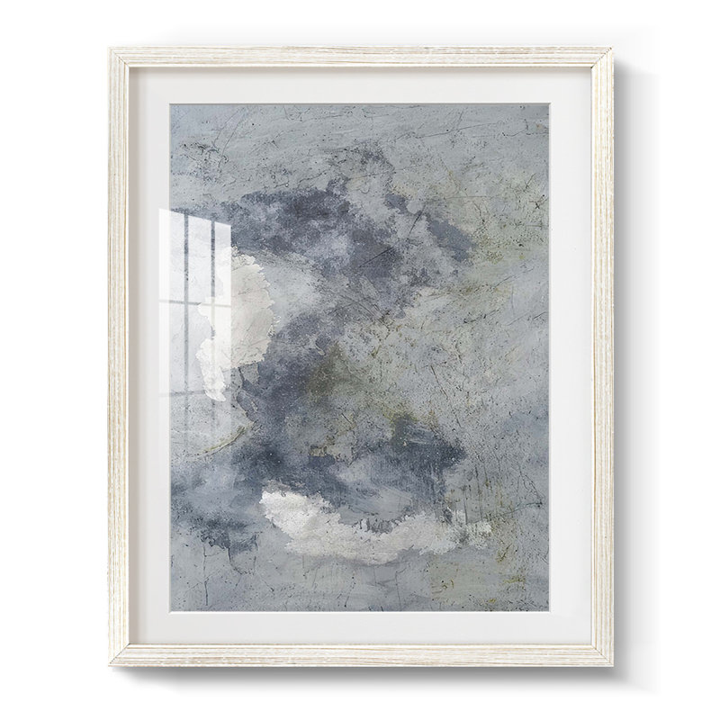 Indigo Dreamscape II - impression encadrée, H 28,5 po x l 20,5 po, Blanc