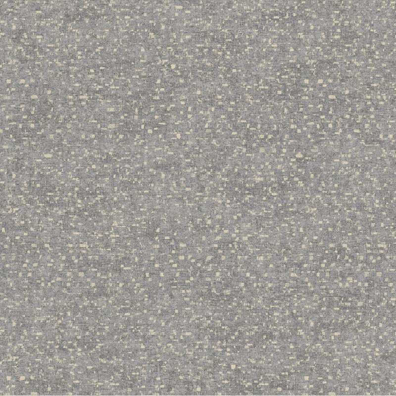 Boutique Confetti Wallpaper, Charcoal/Pale Gold