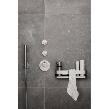 WS Bath Collections Rosa Drill / Screw Stainless Steel Shower Shelf &  Reviews