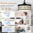 42" Retractable Ceiling Fan with Lights and Remote, Reverisble Quiet DC Motor Chandelier Ceiling Fan