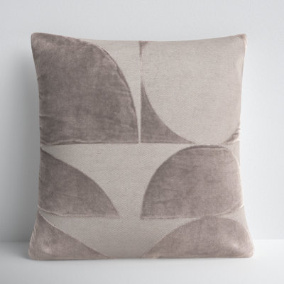 Joshelin 20" x 20" Embroidered Pillow Cover & Insert