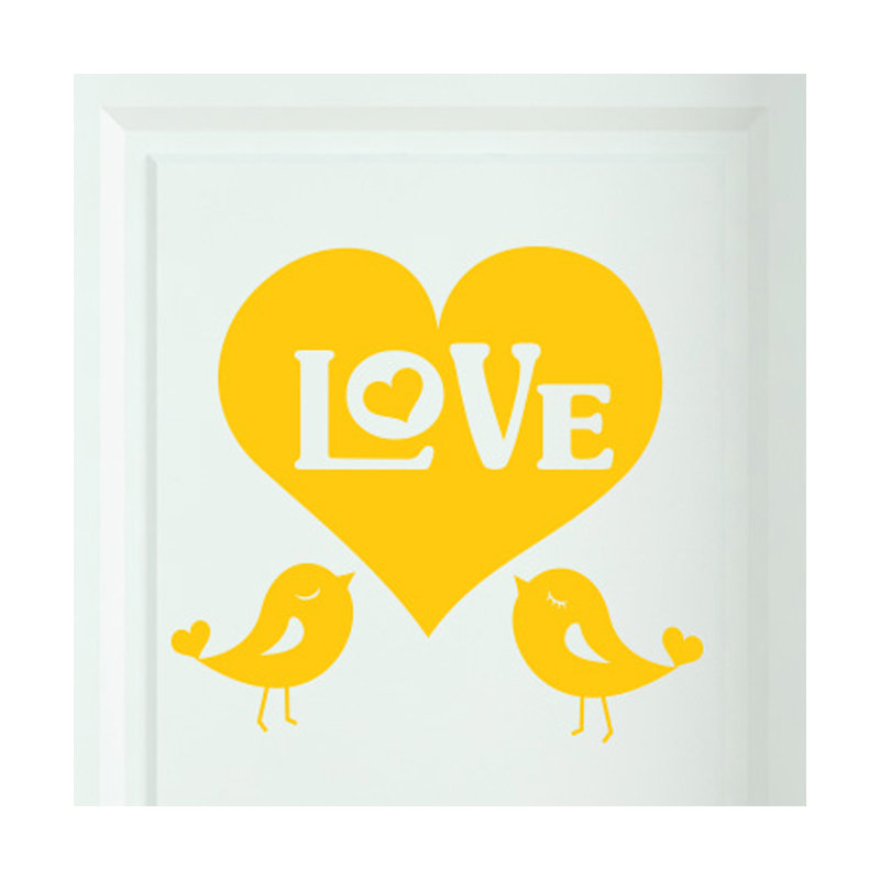 Wall Decal, Dark Yellow