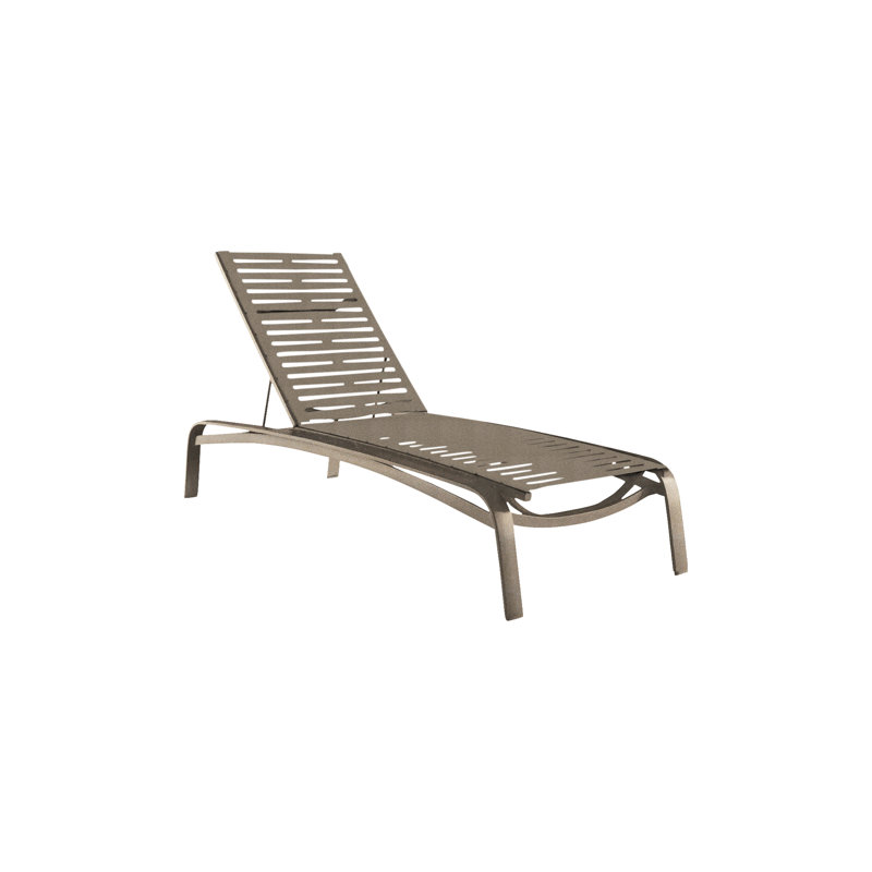 Laguna Beach EZ Span™ Outdoor Rust-Resistant Metal Chaise Lounge, Moab, Moab