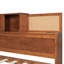 Lit de jour simple en bois avec 3 tiroirs de rangement, tableau souple et amp; Tablette - aucun sommier nécessaire, solide et robuste Durable