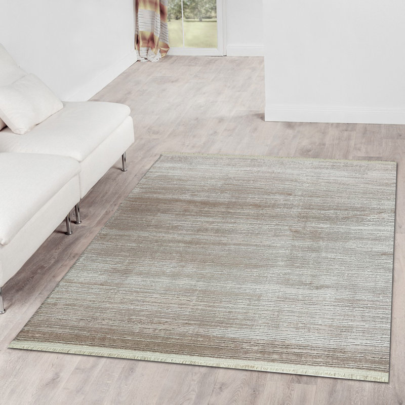Newark Solid Colour Hand Hooked Area Rug, Rectangle 120 x 170cm