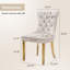 Dining Chairs, Upholstered High-end Tufted Dining Room Chair with Nailhead Back Ring-511006616-511006619-531111163