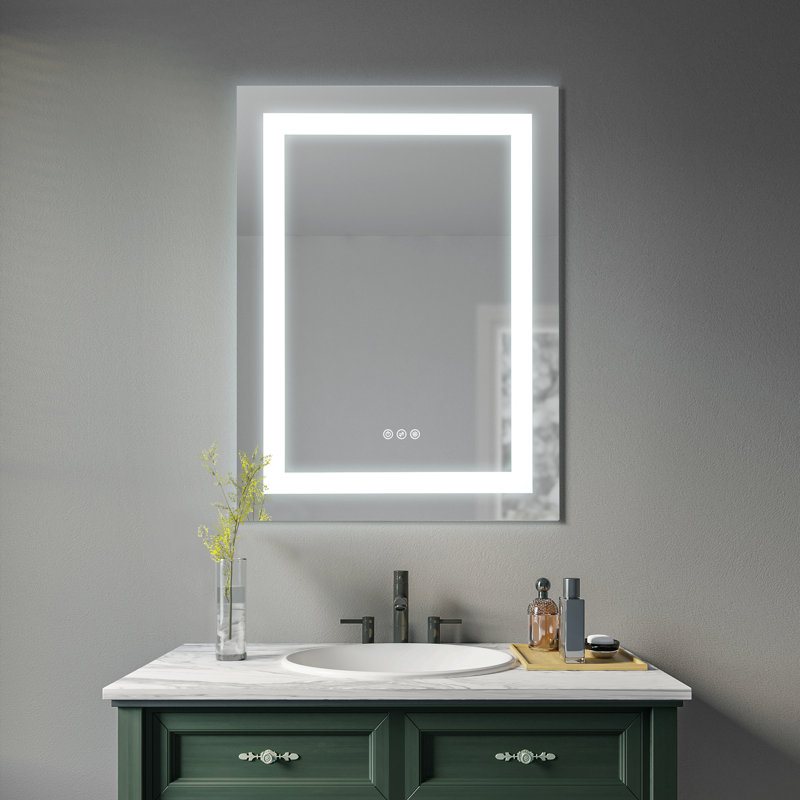 Akerley Flat Wall Mirror, 36" x 24"