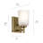 Thavy Steel Armed Sconce