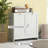 Tilt-Out Dual-Compartment Laundry Hamper Cabinet for Efficient Clothes Sorting and Storage