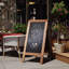 Ensemble de tableau noir en bois avec marqueurs, pochoirs et aimants-86903250