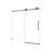6076 Matte Black Shower Door, With 70mm 304 Stainless Steel Pulleys, Soft Closing, Nano Cleaning, Tempered Glass, Bathroom Door Option 6076, Adjustable , Easy Ornament