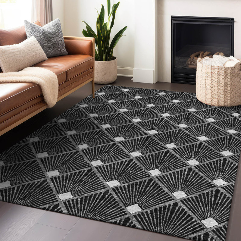 Tapis intérieur / extérieur Maliana, Rectangle 10 pi x 14 pi