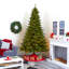 Lighted Artificial Spruce Christmas Tree-1923290446