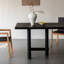 Bureau simple et durable en orme noir-519241057
