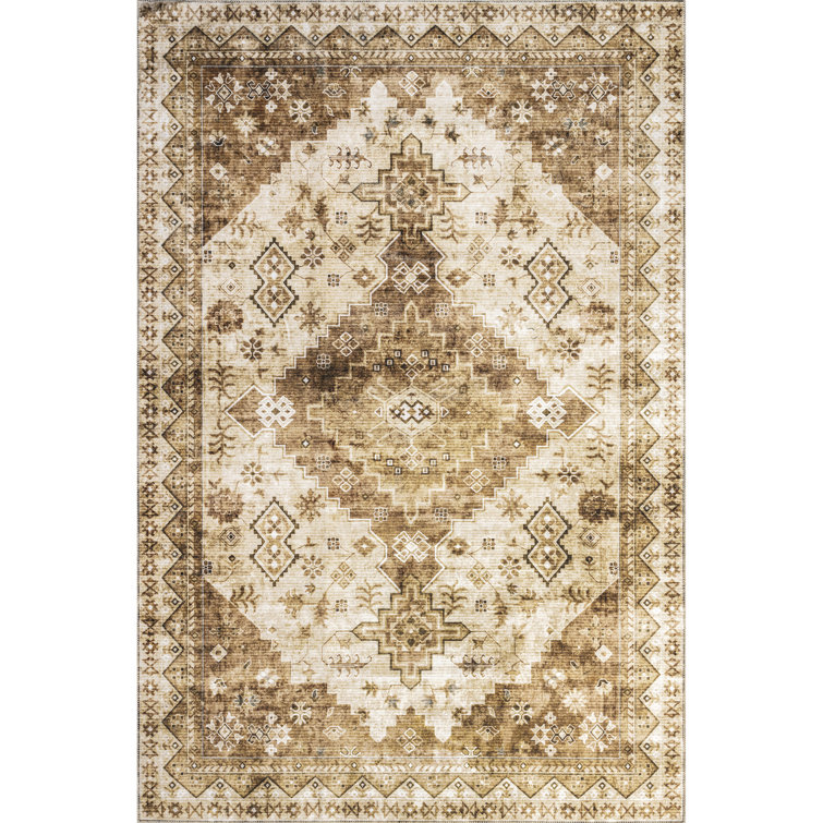  Jessamine Geometric Machine Washable Area Rug