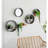 Round Metal Wall Planter, 5 Piece