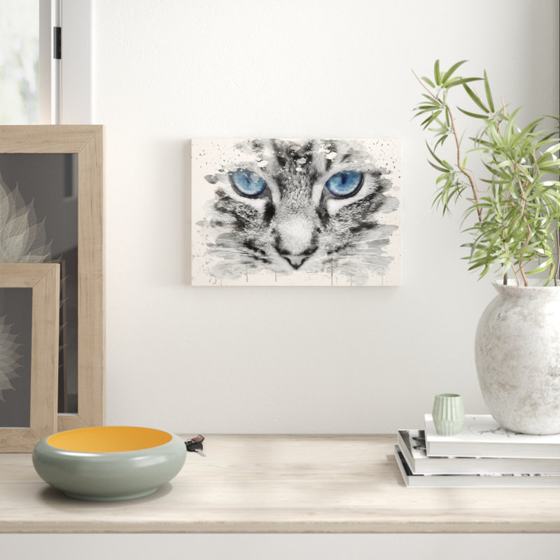 Cat Eyes - Wrapped Canvas, 35cm H x 50cm W