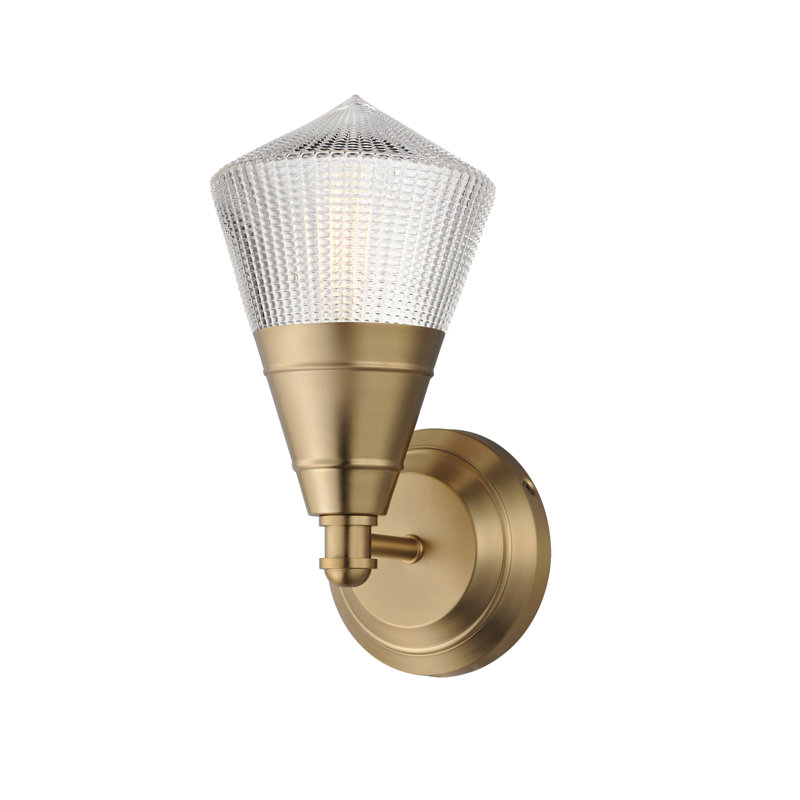 Hargreaves-Wall Sconce, Natural Aged Brass