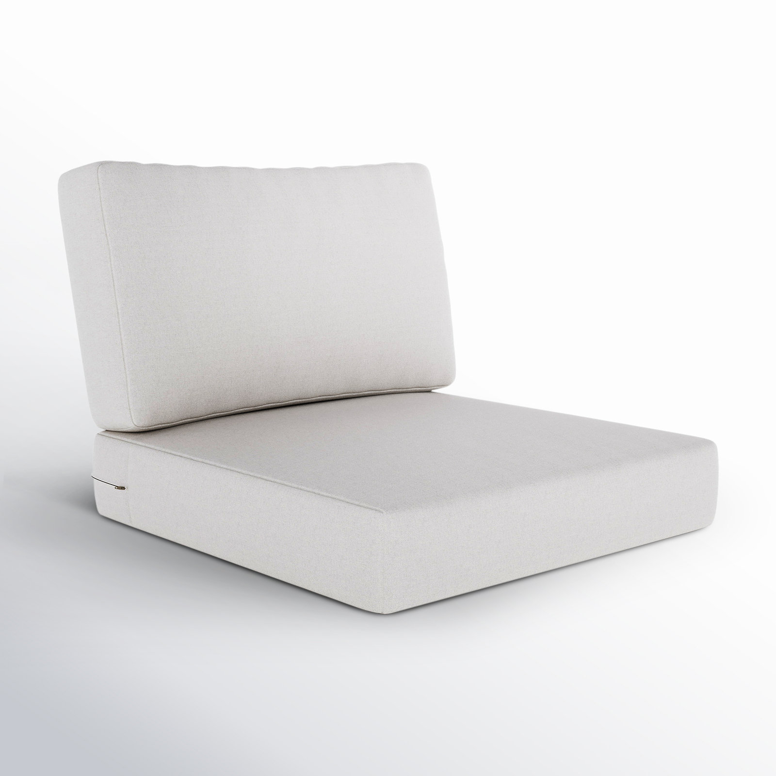 Outdoor Sunbrella Seat/Back Cushion, Canvas Natural Sunbrella® Canvas