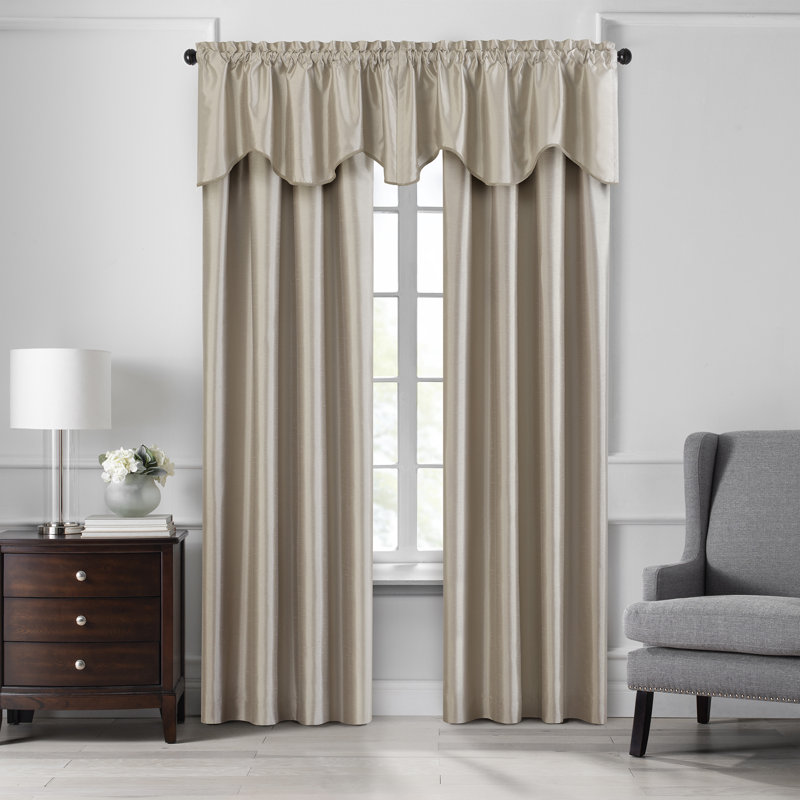 Cantonnière 50 po Mullan, Taupe