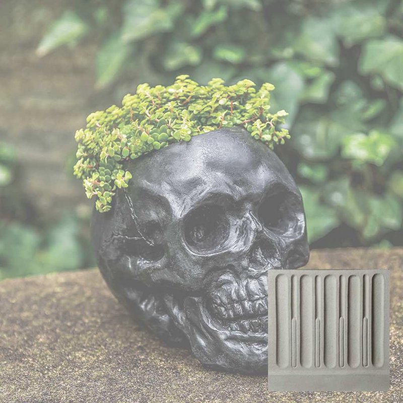 Pot à fleurs Skull, Naturel