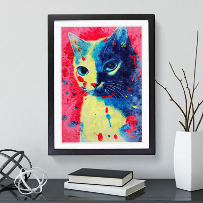 Catt Paint Splash No.3 - Wall Art