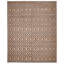 Sophie Geometric Area Rug in Brown/Beige-124609009