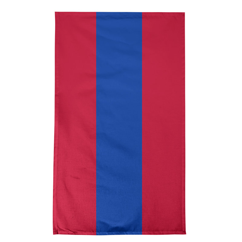 Anaheim Stripe Tea Towel Kitchen Towel, Cotton Twill, Red/Cobalt Blue/Red