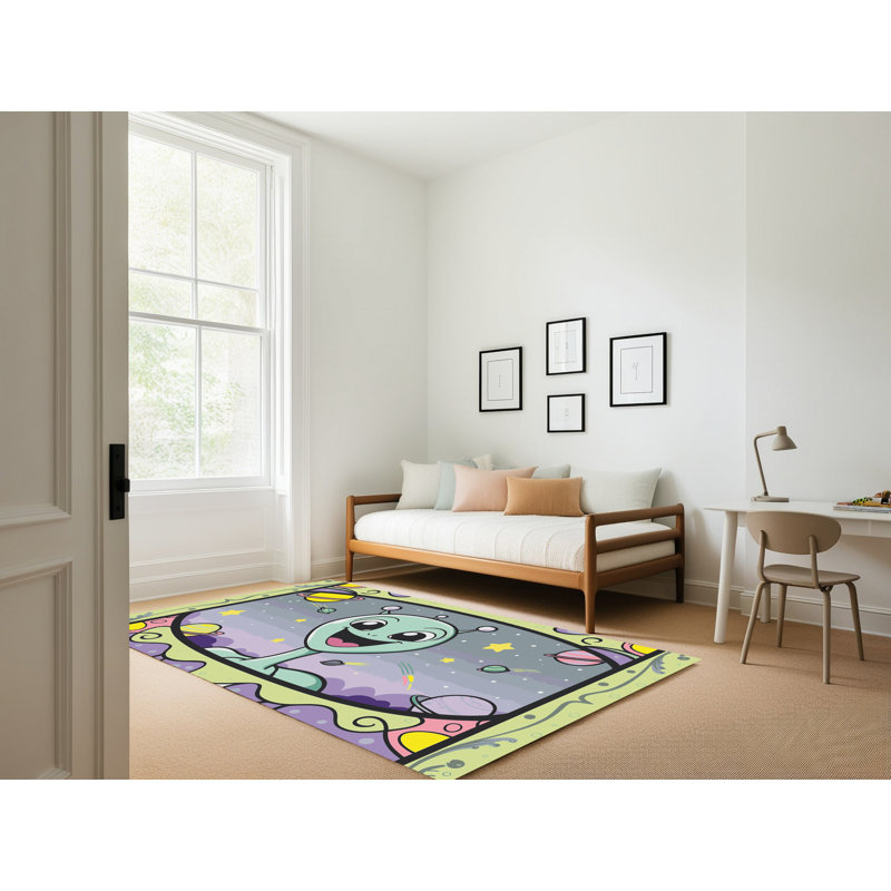 Tapis pour enfant Zoomie, Rectangulaire 2 pi x 3 pi