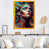 Impression dorée sur toile encadrée sélectionné