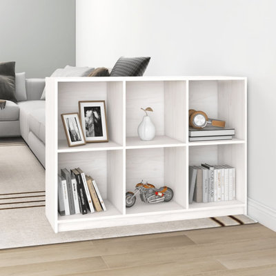 Goutham 76cm H x 104cm W Solid Wood Standard Bookcase