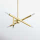 Poco 6 Light Metal Dimmable Chandelier