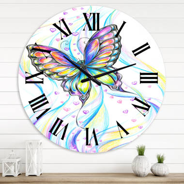 Elegance timer with butterfly