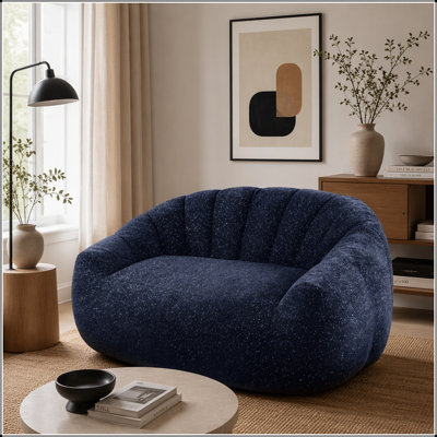 Bear Paw Sofa Bean Bag Chair with Faux Fur Plush