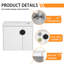 Ensemble de meuble-lavabo simple 23,84 po avec plateau en céramique Ivans-1947633474