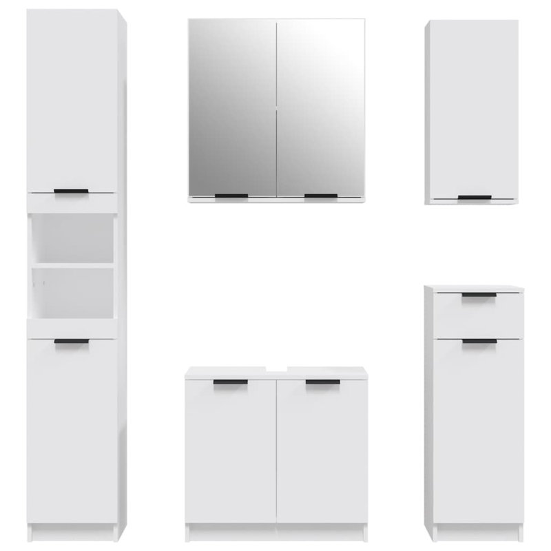 Isarel Bathroom Cabinet, White