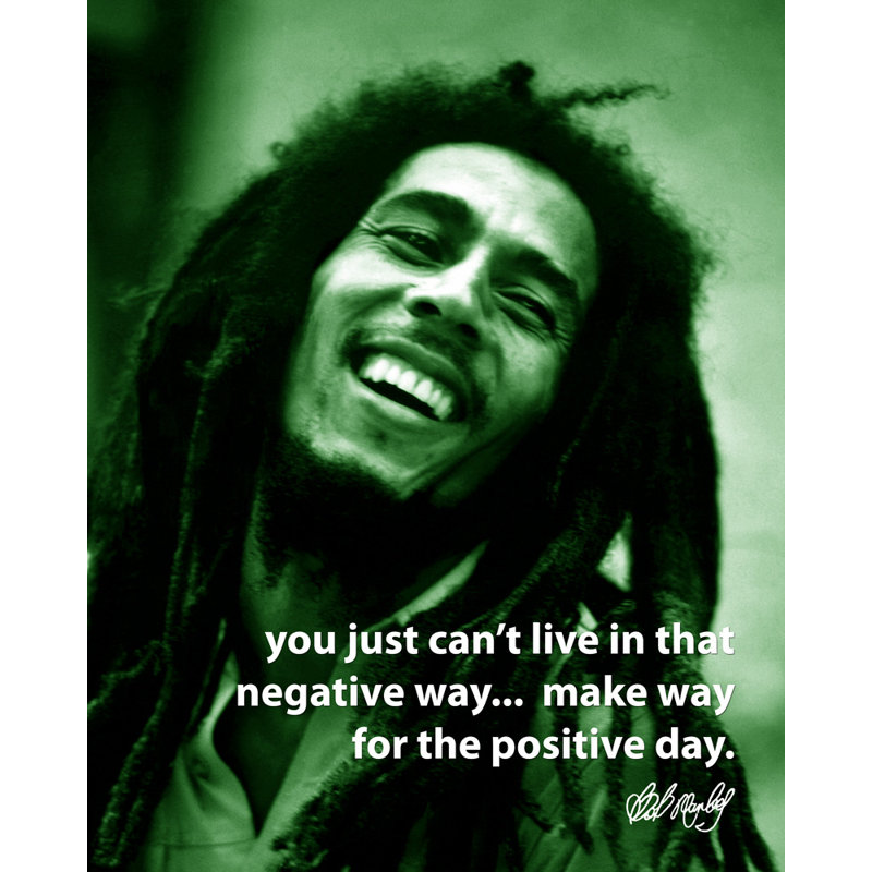 Bob Marley - Jour positif IMP-SX0140R, H 18 po x l 14 po