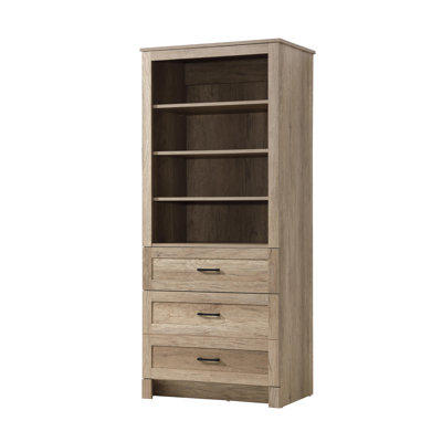 Armoire de rangement en verre pour salle de bain 28 pouces en chêne naturel