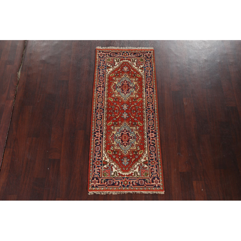Tapis oriental en laine fait main Heriz Serapi 3X6