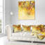 Fleurs blanches et feuilles de couleur douce - coussin à imprimé floral-29893366-29893370
