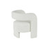 Fauteuil d'appoint rond rond en polyester Rayisha