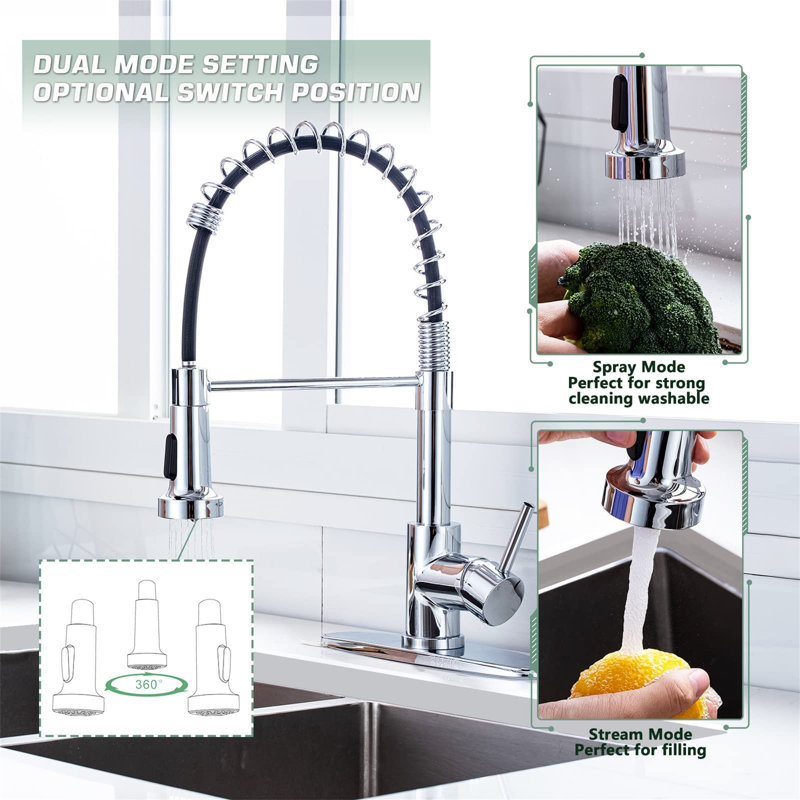 Nbarthome Pull Down Kitchen Faucet