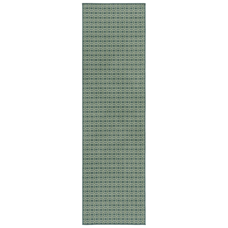 Terrace 808 Geometric Indoor/Outdoor Rug, Runner 2'3" x 8'