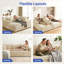 Canapé modulaire de 105 po avec canapé en forme de L et canapé-lit sans dossier de 105 po