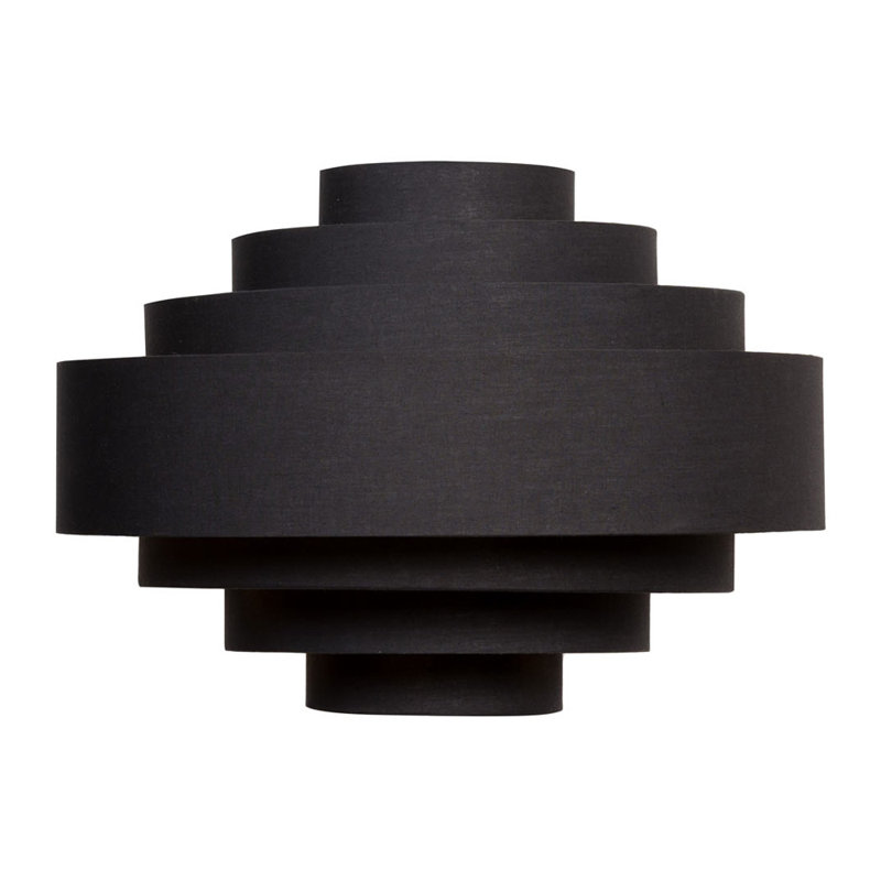 Basem 1 - Light Geometric Lamp Shade, Black
