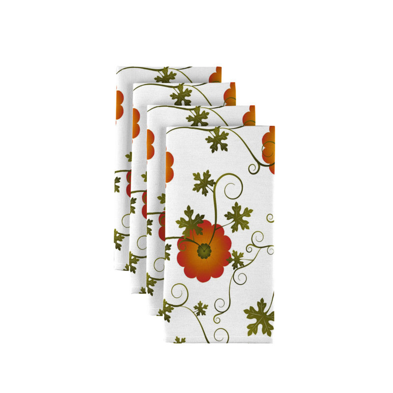 Ludwig Polyester Floral Square Napkin