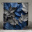 Rideaux de douche à feuilles noires extra long-134776684-125381832